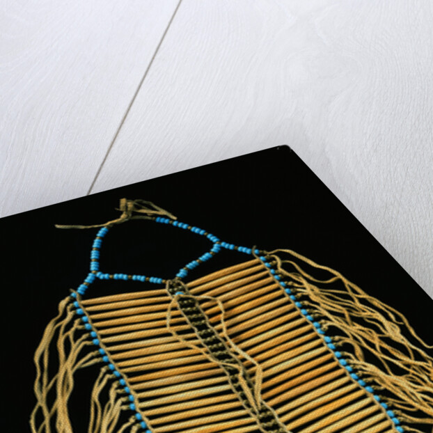 A Plains Man's Breast Plate by Anonymous