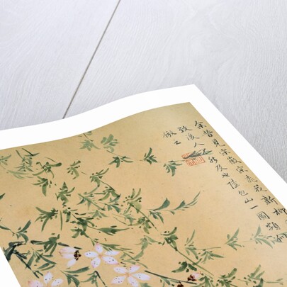 Flowers, from an Album of Ten Leaves by Zhou Xianji