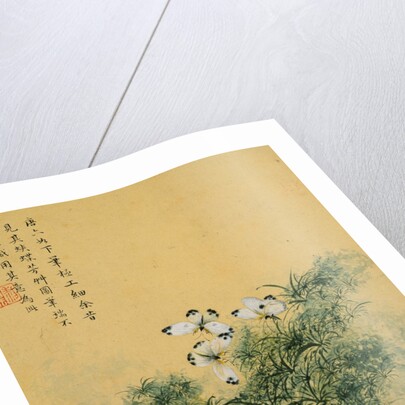 Flowers, from an Album of Ten Leaves (Butterflies) by Zhou Xianji
