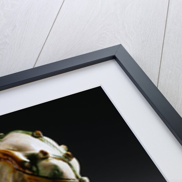 Sancai-Glazed Buff Pottery Figure of an Elephant from the Tang Dynasty by Anonymous