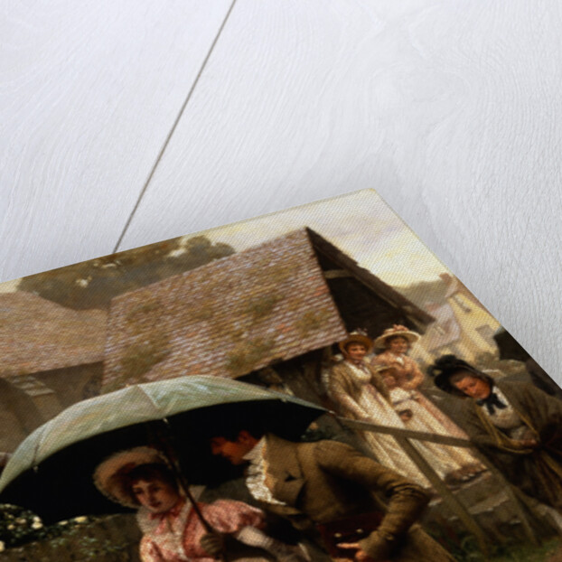 A Wet Sunday Morning by Edmund Blair Leighton