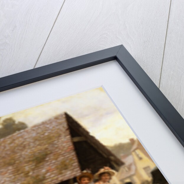 A Wet Sunday Morning by Edmund Blair Leighton