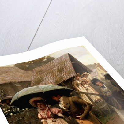 A Wet Sunday Morning by Edmund Blair Leighton