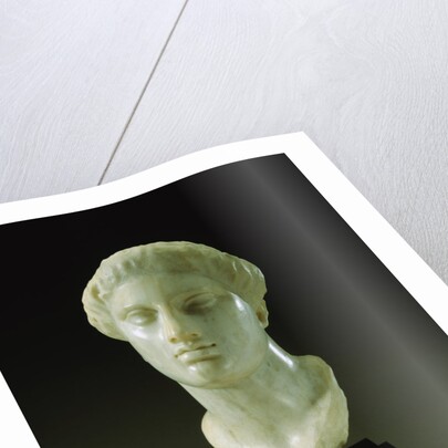 Greek Marble Head of a Woman, Circa 4th-3rd Century B.C.E. by Anonymous
