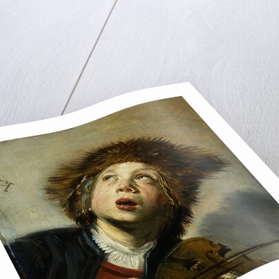 A Boy with a Violin by Frans Hals the Elder