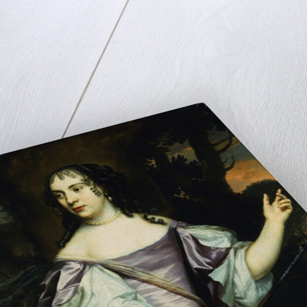 Portrait of a Lady Said to be the Duchess of Richmond, as Diana, Standing Three-Quarter Length by Jan Mytens