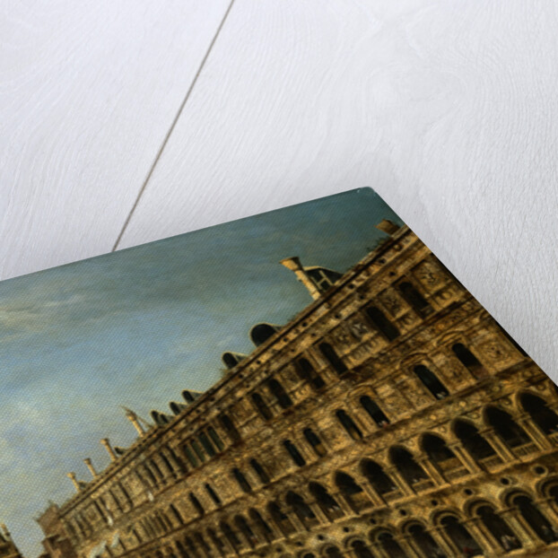 View of the Court of Ducale Palace and the backside of The (San Marcos) Basilica by Michele Marieschi