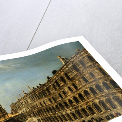 View of the Court of Ducale Palace and the backside of The (San Marcos) Basilica by Michele Marieschi