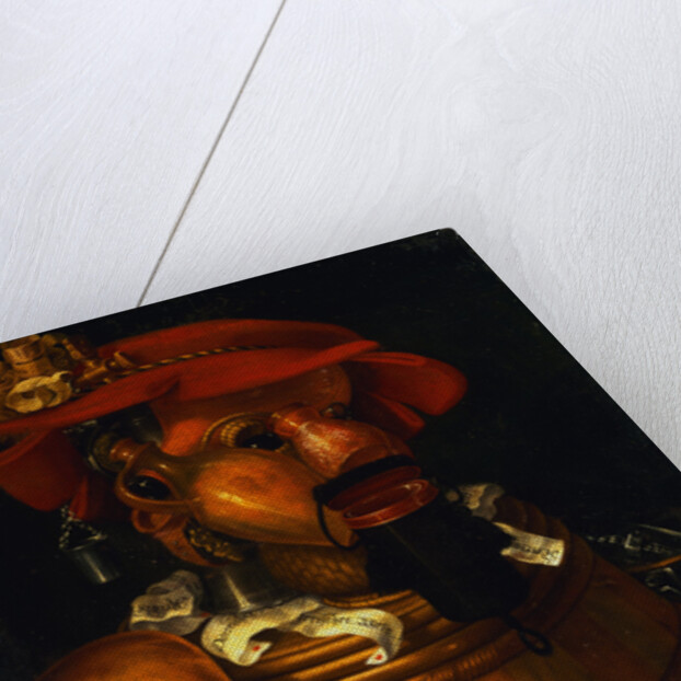 The Waiter: An Anthropomorphic Assembly of Objects Related To Winemaking by Giuseppe Arcimboldo