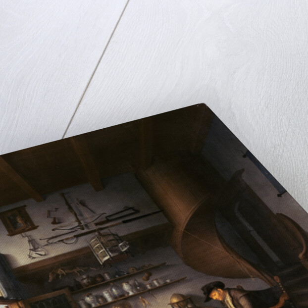 A Barber Surgeon Tending a Peasant's Foot by Isaack Koedijk