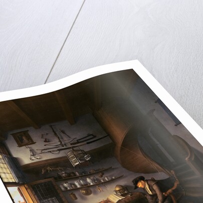 A Barber Surgeon Tending a Peasant's Foot by Isaack Koedijk