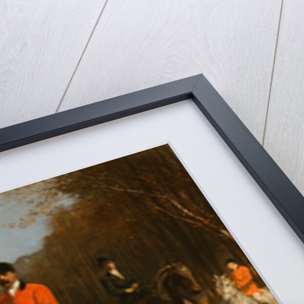 Painting of Mr. and Mrs. Lewis Priestman With the Braes of Derwent Hunt by John Charlton