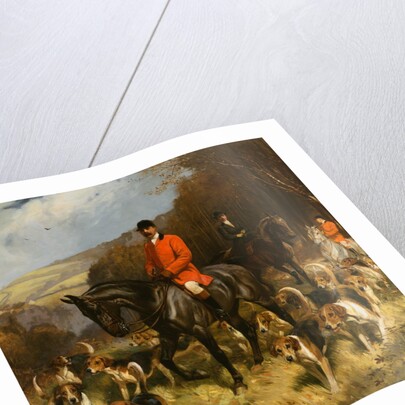 Painting of Mr. and Mrs. Lewis Priestman With the Braes of Derwent Hunt by John Charlton