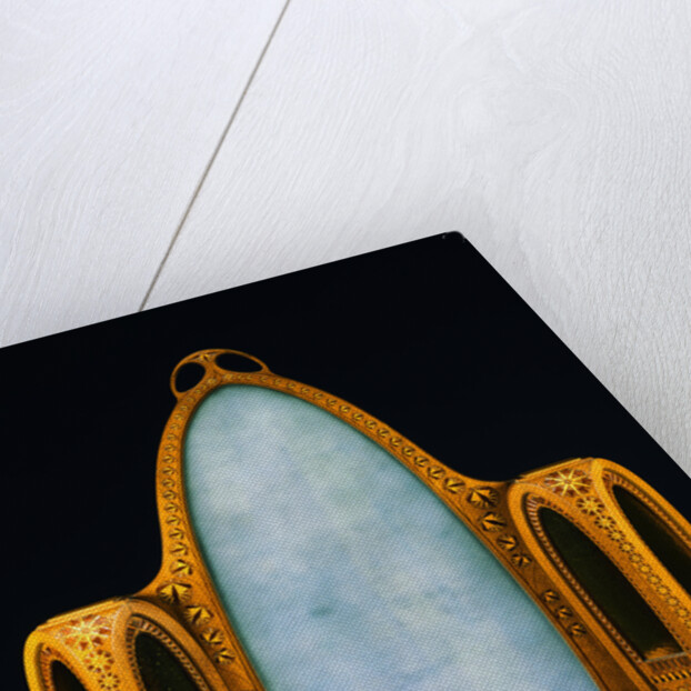 Inlaid Wood and Mirrored Coiffeuse by Carlo Bugatti