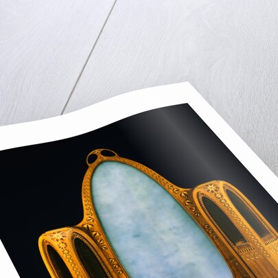 Inlaid Wood and Mirrored Coiffeuse by Carlo Bugatti