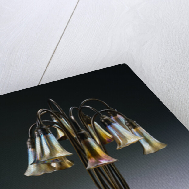 Tiffany Art Nouveau Favrile Glass "Lily" Lamp by Anonymous