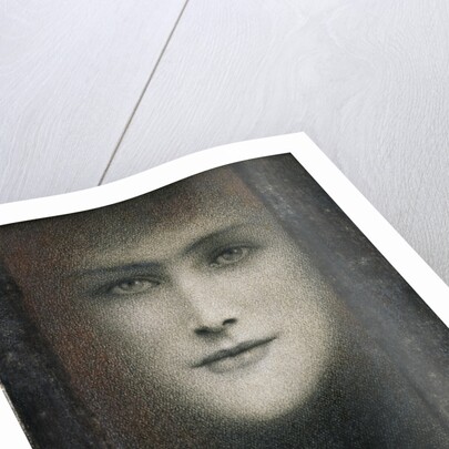 The Mask of the Black Curtain by Fernand Khnopff