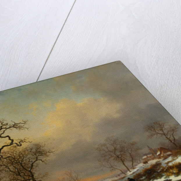 Painting of a Winter Landscape by Anonymous