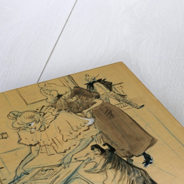 The Motograph (Mademoiselle Margouin) by Henri de Toulouse-Lautrec