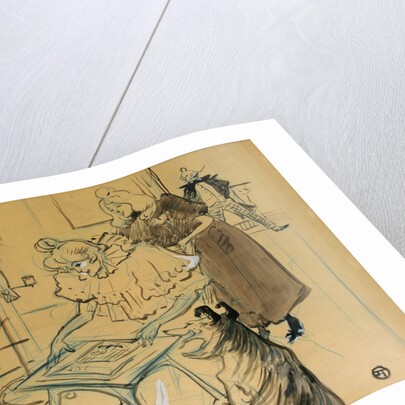 The Motograph (Mademoiselle Margouin) by Henri de Toulouse-Lautrec