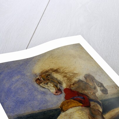 Rearing Horse by Eugene Delacroix