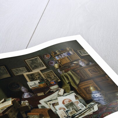 Corner of a Study by Benjamin Walters Spiers