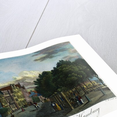 View of Jungfernstieg in Hamburg by Anonymous