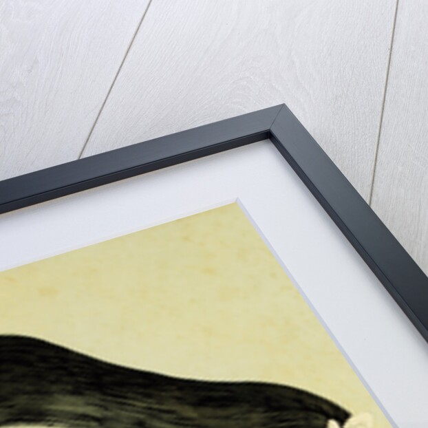 A Half-Length Portrait of a Beauty Combing Her Hair by Goyo