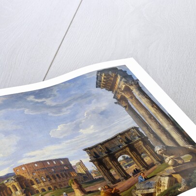 A Capriccio View of Rome by Giovanni Paolo Panini