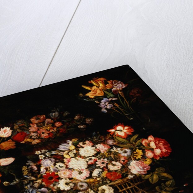 Four Vases of Varying Flowers by Osias Beert the Elder