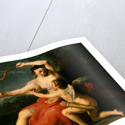 Diana Breaking Cupid's Bow by Pompeo Girolami Batoni