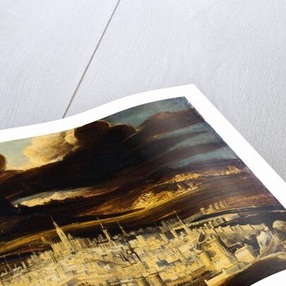 An Imaginary View of Jerusalem with Christ Carried to the Tomb by Didier Barra