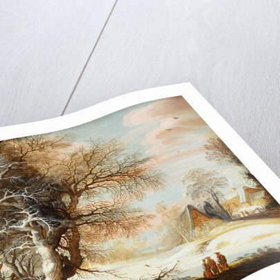 Winter Landscape with the Flight into Egypt by Gysbrecht Leytens