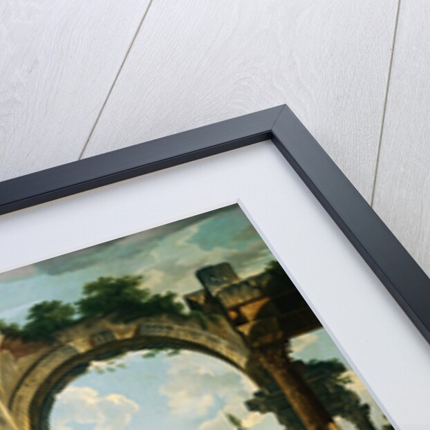 A Capriccio of Classical Ruins by Giovanni Paolo Panini