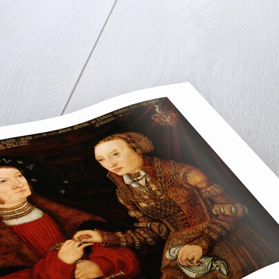 Portrait of Gangolff, Lord of Hohen Gerolzegg and His Wife by Circle of Lucas Cranach the Younger