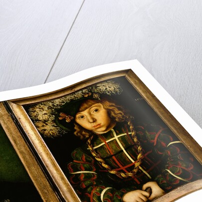 Portraits of Kurfust Herzog Johann von Saschen and His Son Johann Friederich by Lucas Cranach the Elder
