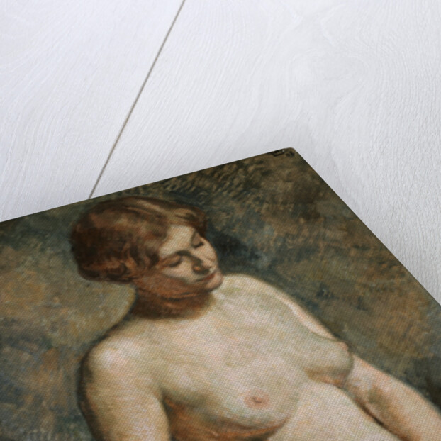 Seated Nude Woman by Theo van Rysselberghe