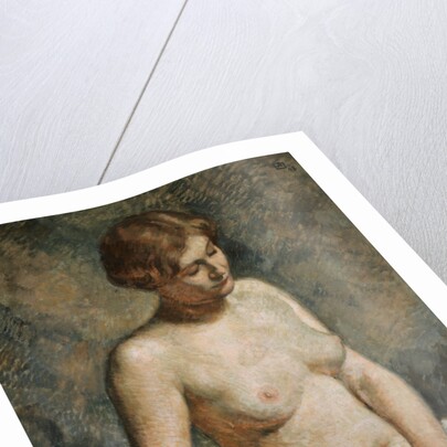 Seated Nude Woman by Theo van Rysselberghe