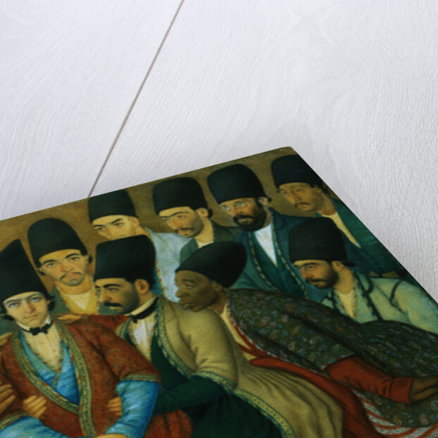A Young Qajar Prince and His Entourage by Abu'l Hasan