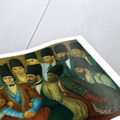 A Young Qajar Prince and His Entourage by Abu'l Hasan