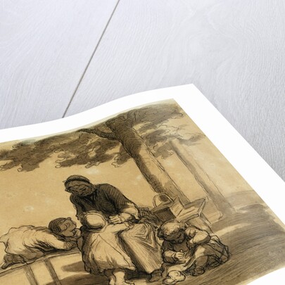 A Grandmama by Honore Daumier