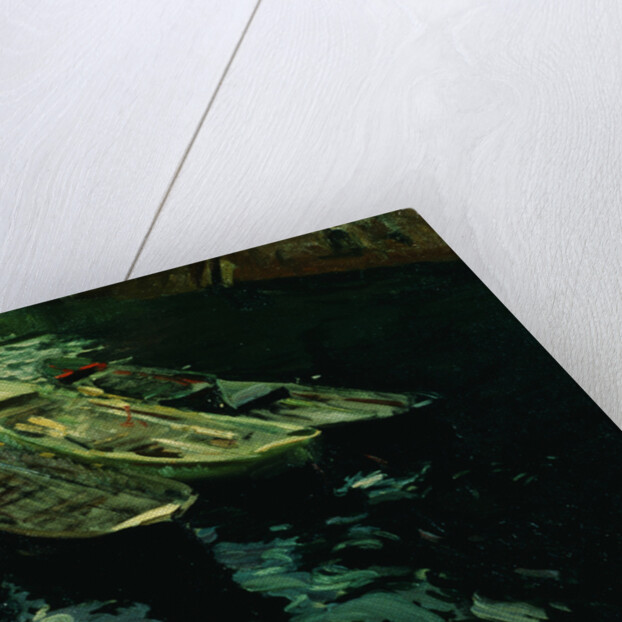 Small Fishing Boats in Zarauz, Spain by Joaquin Sorolla y Bastida