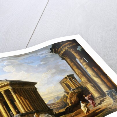 Capriccio of Classical Ruins by Giovanni Paolo