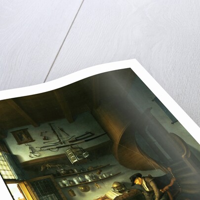 A Barber Surgeon Tending a Peasant's Foot by Isaack Koedijk