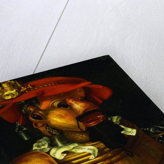 The Waiter: An Anthropomorphic Assembly of Objects Related To Winemaking by Giuseppe Arcimboldo