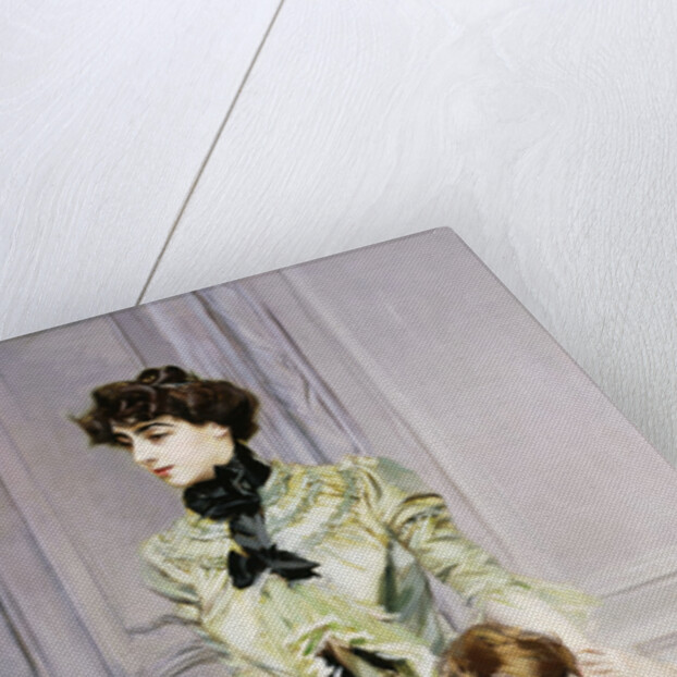 Portrait of Madame Hugo and Her Son by Giovanni Boldini
