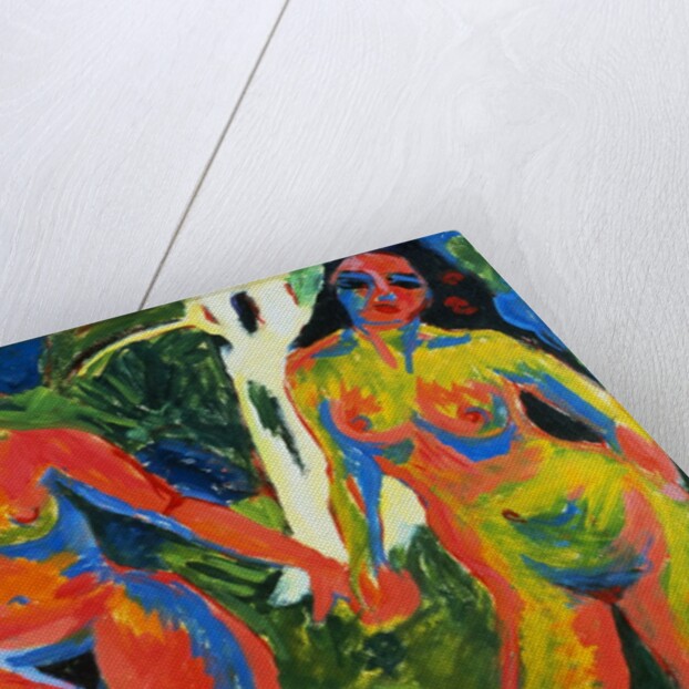 Two Nude Women in the Forest by Ernst Ludwig Kirchner