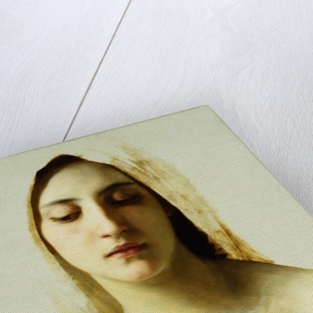 Study of a Woman's Head for Charity by William Adolphe Bouguereau