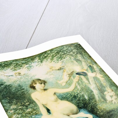 Nymph Driving Love Away with a Torch by Victor Florence Pollet