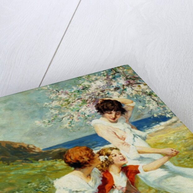 A Spring Day by the Seashore by Rene Lelong